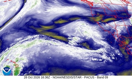 latest image of Western US water vapor