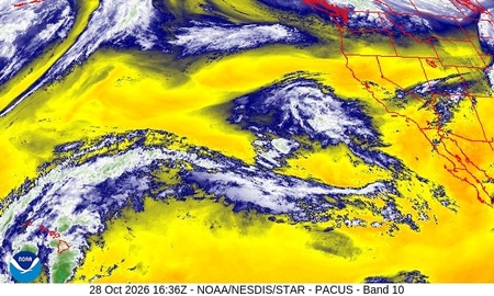latest image of Western US water vapor