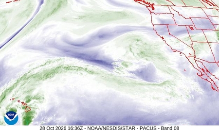 latest image of Western US water vapor