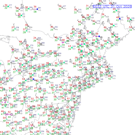 latest image of Albany,NY. obs