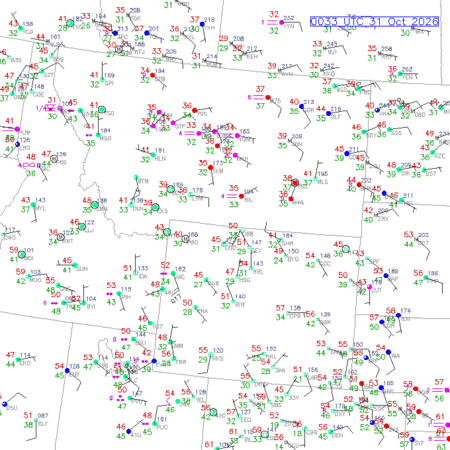 latest image of Cody,WY. obs
