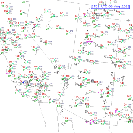 latest image of Las Vegas,NV. obs