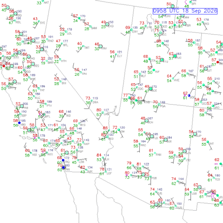 latest image of Las Vegas,NV. obs