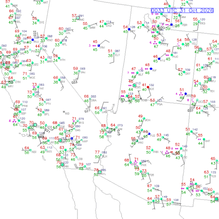 latest image of Las Vegas,NV. obs