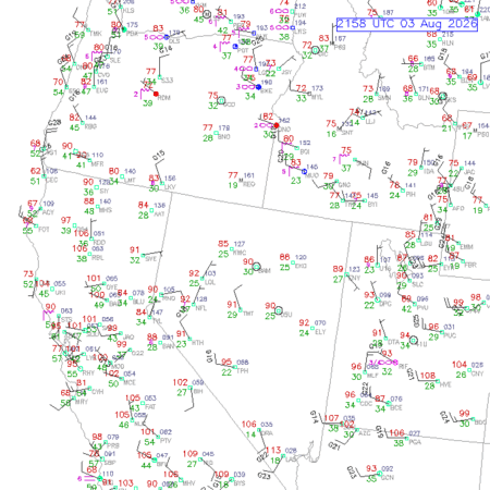 latest image of Winnemucca,NV. obs