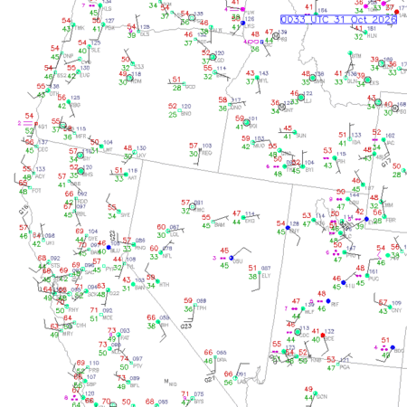 latest image of Winnemucca,NV. obs